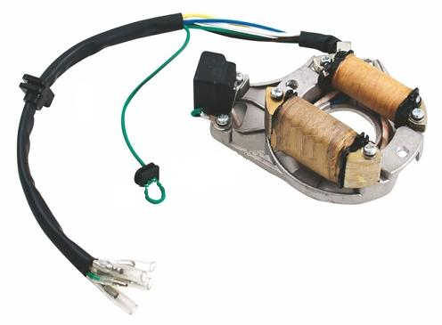Outside Distributing - Outside Distributing 2 Coil Magneto/Stator - 4 Female Connectors/3 Male Connectors - 08-0201