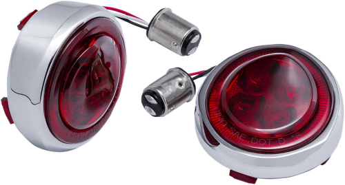 Ciro - Ciro Fang Signal Light Insert - Rear - Chrome - 45700