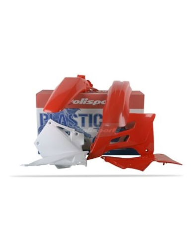 Polisport - Polisport Enduro Plastic Kit - Red/White - 90197
