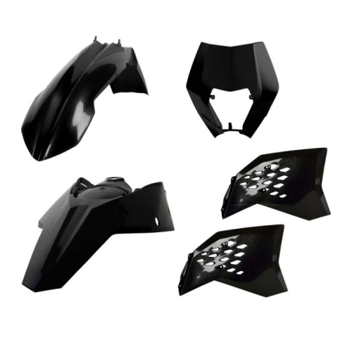 Polisport - Polisport Enduro Plastic Kit - Black - 90851