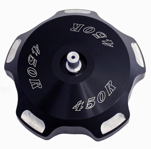 ModQuad - ModQuad Gas Cap with Breather Valve - 450R Logo - Black Anodized - GC2-RBLK