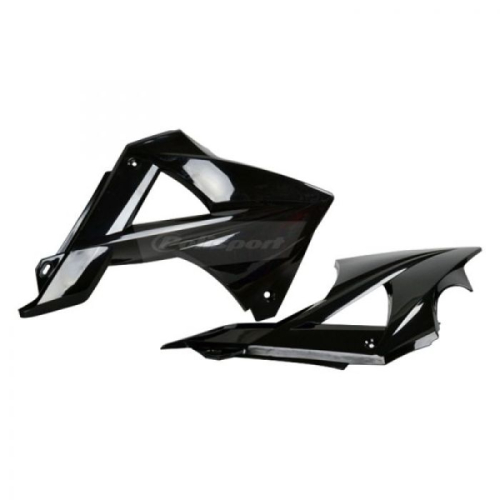 Polisport - Polisport Radiator Scoops - Black - 8413300007