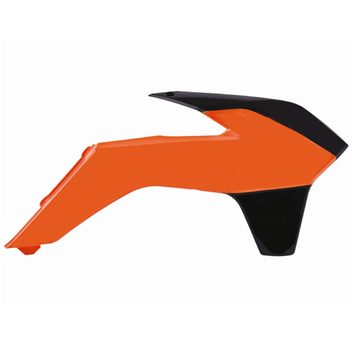 Polisport - Polisport Radiator Shroud - Orange/Black - 8417400004