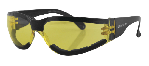 Bobster Eyewear - Bobster Eyewear Shield III Sunglasses - ESH303 - Black / Yellow Lens - OSFM