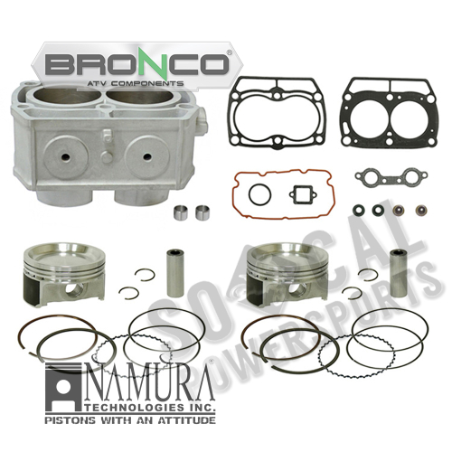 Bronco - Bronco Big Bore Cylinder Kit - 2.00mm Oversize to 80.00mm Bore - AT-09478-1K