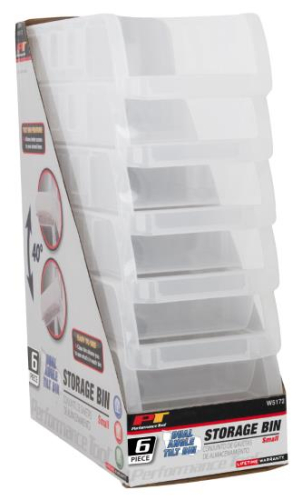 Performance Tools - Performance Tools Dual Position Tilt Bins - Small - 6pc. - W5172
