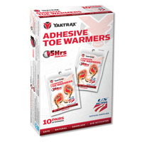 YakTrax - YakTrax Adhesive Toe Warmers - 10/Pk Box - 07327