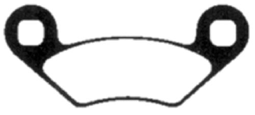 Emgo - Emgo Sintered Brake Pad Set - Front - Standard Shoe - 97mm x 40mm x 7mm - 91-48840