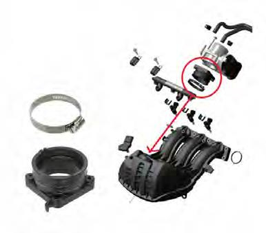 SPI - SPI Intake Mounting Flange - SM-07184