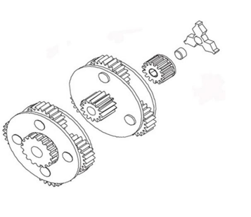 Bronco - Bronco Gear Kit for Bronco 2500/3000lb. Winches - AC-12002K