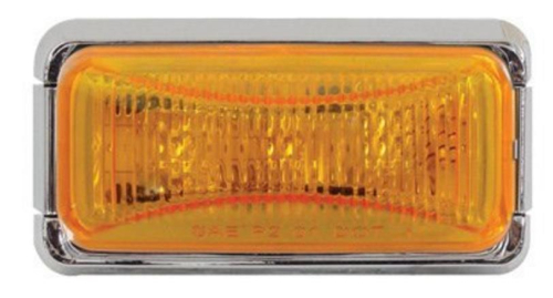 Optronics Inc - Optronics Inc Mini Thin Line LED Sealed Marker/Clearance Lights - Amber - 3 Diodes - MCL-91AK AMBER