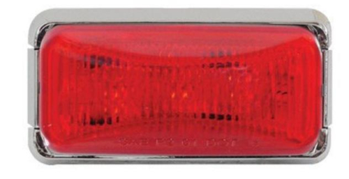 Optronics Inc - Optronics Inc Mini Thin Line LED Sealed Marker/Clearance Lights - Red - 3 Diodes - MCL-91RK RED
