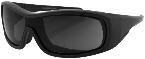 Bobster Eyewear - Bobster Eyewear Zane Convertible Sunglasses - BZANE101 - Black / Smoke Lens - OSFM