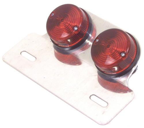 Emgo - Emgo Dual Sport Bike Tail Light - Round Lens - 62-21570