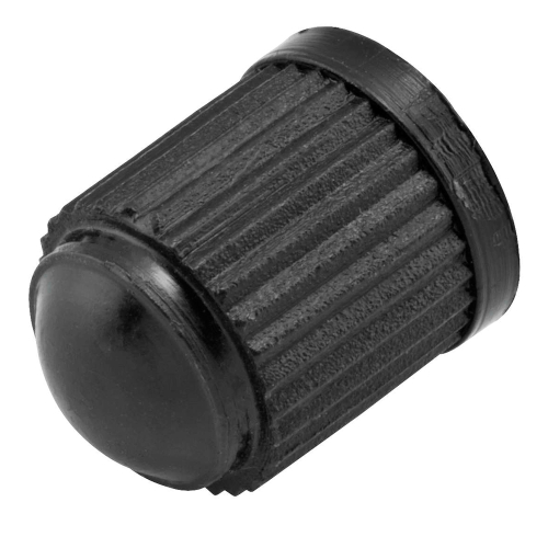 BikeMaster - BikeMaster Valve Caps - Plastic - Black - 151696