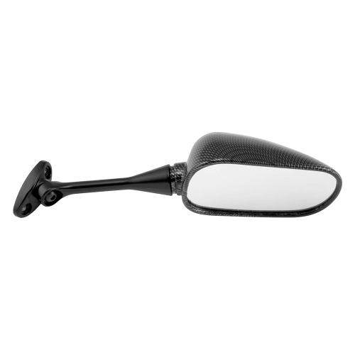 BikeMaster - BikeMaster OEM Replacement Mirror - Right - Carbon Fiber - 600280