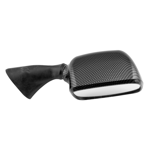 BikeMaster - BikeMaster OEM Replacement Mirror - Right - Carbon Fiber - 600224