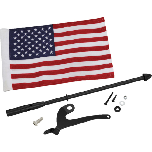 Show Chrome - Show Chrome Flag Pole - Left - Black - 41-203LBK
