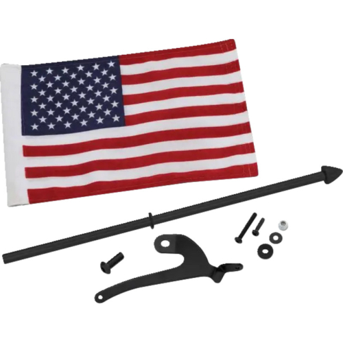 Show Chrome - Show Chrome Flag Pole - Right - Black - 41-210RBK
