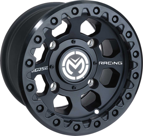 Moose Utility - Moose Utility 23X ATV/UTV Rear Wheel - 14x7 - 4/136 - 5+2 - Black - 23MO147136SB54