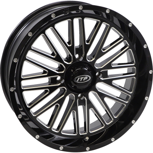 ITP - ITP Momentum Wheel - 18x6.5 - 4+2.5 (+10mm) Offset - 4/137 - Black/Milled - 1822742731B