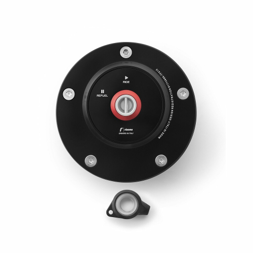Rizoma - Rizoma Locking Gas Cap - Black - TF071B