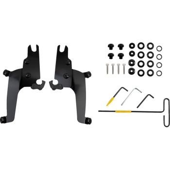 Memphis Shades - Memphis Shades Quick Change Mount Kit for Sportshield Windshields - Black - MEB2070