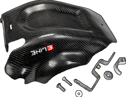 E Line - E Line Carbon Fiber Skid Plate - MSP25017