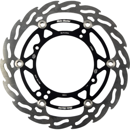 Moto-Master - Moto-Master Floating Brake Disc - Black Flame - 112089-PU