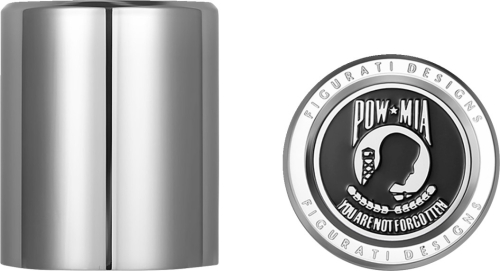 Figurati Designs - Figurati Designs Docking Hardware Cover - Stainless Steel with POW MIA - FD50-DC-2530-SS