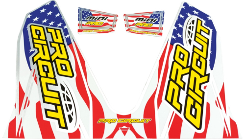 Pro Circuit - Pro Circuit T-6 Exhaust Decal - Mini/Dual - D22MINI-SS