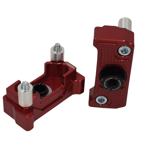 Driven Racing - Driven Racing Captive Axle Block Sliders - Red - DRCAX-204RD