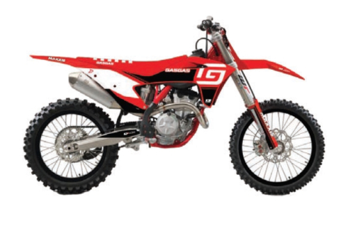 DCOR - DCOR 2023 GasGas Racing Graphics Complete Kit - White - 20-65-203