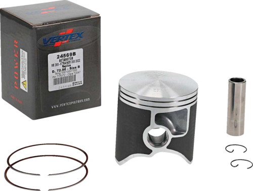 Moose Racing - Moose Racing Cast Aluminum Piston Kit - 72.96mm - MSE24569B