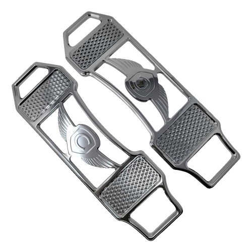 Covingtons - Covingtons Driver Floorboard - Diamondback - Chrome - C3034-C