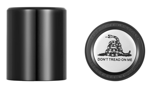 Figurati Designs - Figurati Designs Docking Hardware Cover - Black with Dont Tread On Me - FD40-DC-2730-BK