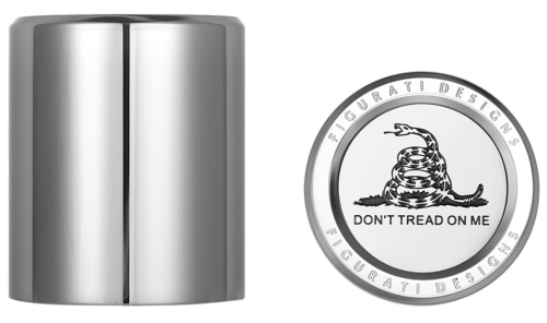 Figurati Designs - Figurati Designs Docking Hardware Cover - Stainless Steel with Dont Tread On Me - FD40-DC-2730-SS