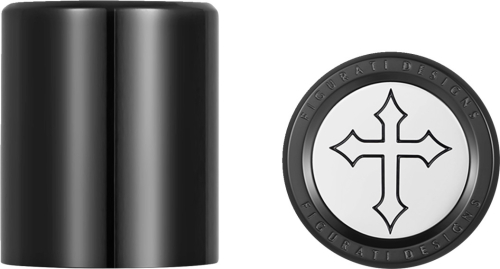 Figurati Designs - Figurati Designs Docking Hardware Cover - Black with Cross - FD41-DC-2530-BK