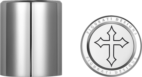 Figurati Designs - Figurati Designs Docking Hardware Cover - Stainless steel with Cross - FD41-DC-2530-SS