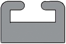 Garland Mfg Co - Garland Mfg Co Slide - Style 2 - 58.13in. - Black - 232903