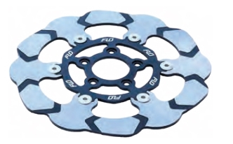 Flo Motorsports - Flo Motorsports Front Floating Brake Rotor - 11.8in. - Silver - HD-901S