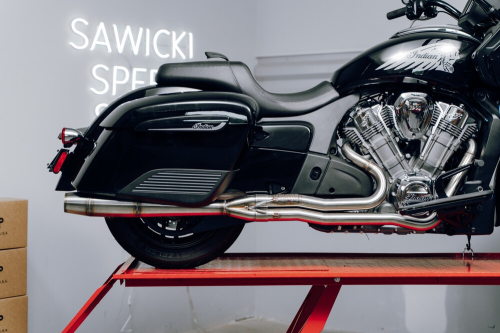 Sawicki Speed Shop - Sawicki Speed Shop 2 in 1 Full Length Cannon For Indian Challengers - 930-01311