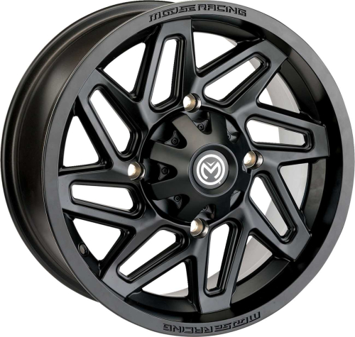 Moose Utility - Moose Utility 361X Wheel - 15x7 - 5+2 Offset - 4/136 - Matte Black - 361MO157136MB55