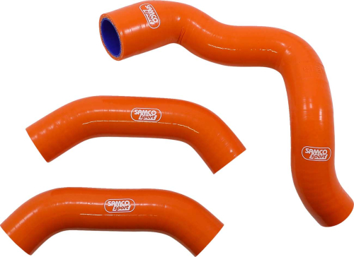 Moose Racing - Moose Racing Race Fit Radiator Hose Kit without Clamps - Orange - KTM-118 OR
