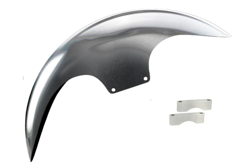 Bagger Nation - Bagger Nation Cafe Front Fender - Stain Spacers - 16in.-19in. Wheel - CAFE-19-13E-S