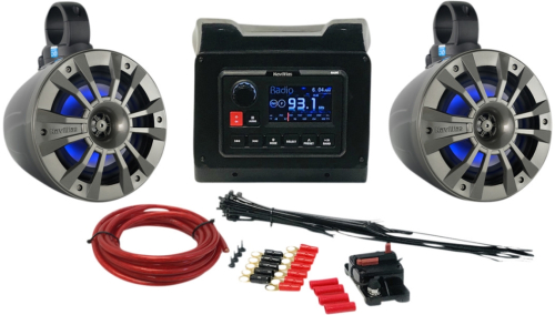 NavAtlas - NavAtlas X3 Roll-Cage Zone 2 Audio Kit for Can-Am X3 - X31ZONE2