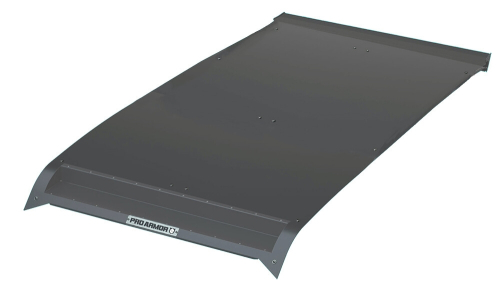 Pro Armor - Pro Armor Pro XP Aluminum Roof with Light Bar Pocket - Titanium Matte Metallic - P1910R138TMM