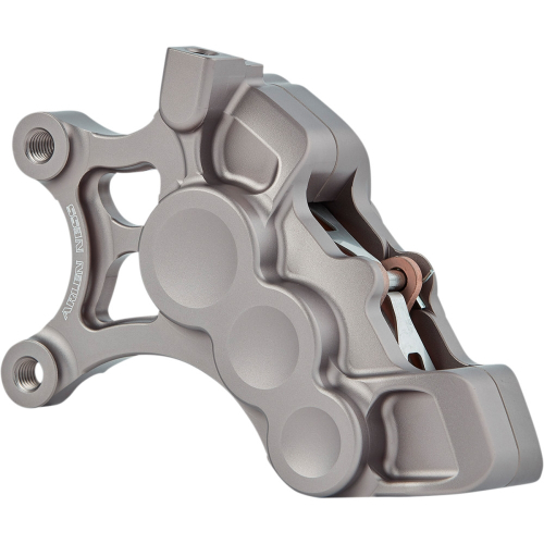 Arlen Ness - Arlen Ness 6-Piston Differential Bore Front Brake Caliper for 14in. Rotors - Left Side - Titanium - 02-206