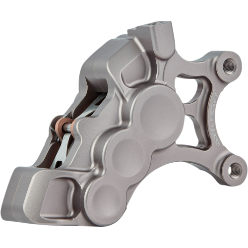 Arlen Ness - Arlen Ness 6-Piston Differential Bore Front Brake Caliper for 14in. Rotors - Right Side - Titanium - 02-207