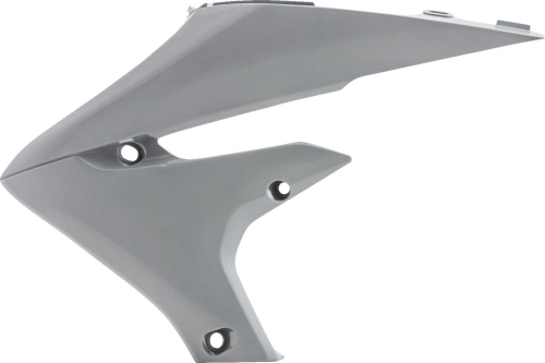 Acerbis - Acerbis Radiator Shroud - Gray Metallic - 2685877297